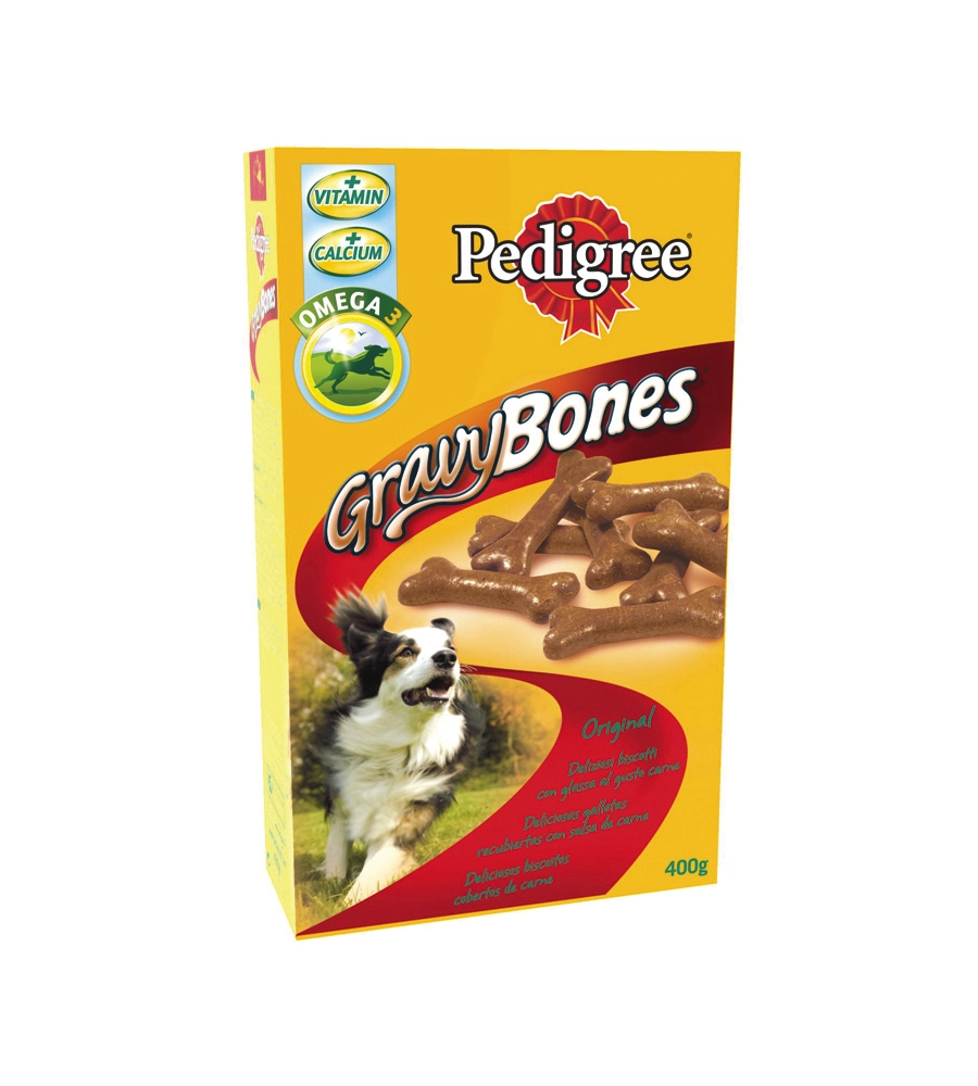 BISCOTTI PER CANI PEDIGREE "GRAVY BONES" CUCCIOLO 400 GR